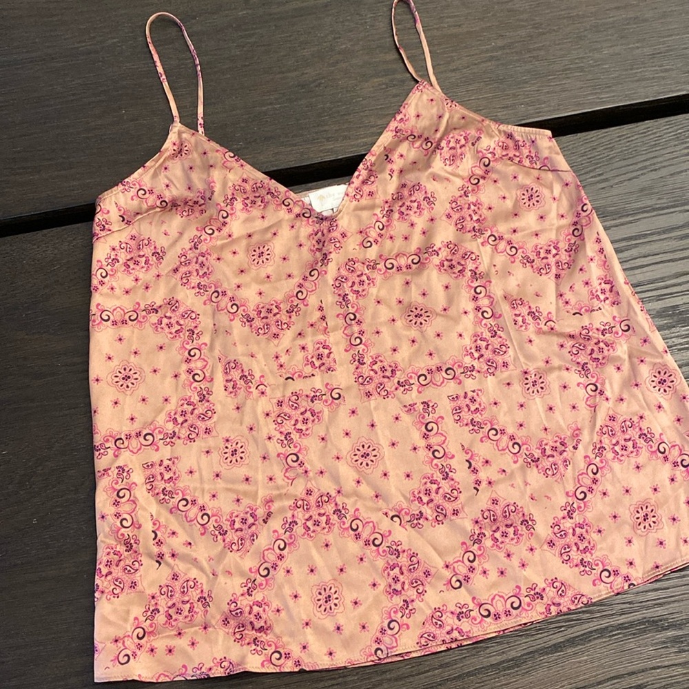 The westside brand cami silk printed paisley